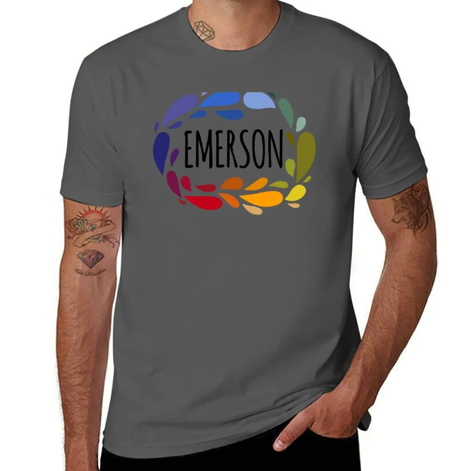 

Emerson Name Cute Colorful Gift Named Emerson T-Shirt funny t shirts cotton cotton t shirt man man t shirts for men T-Shirt