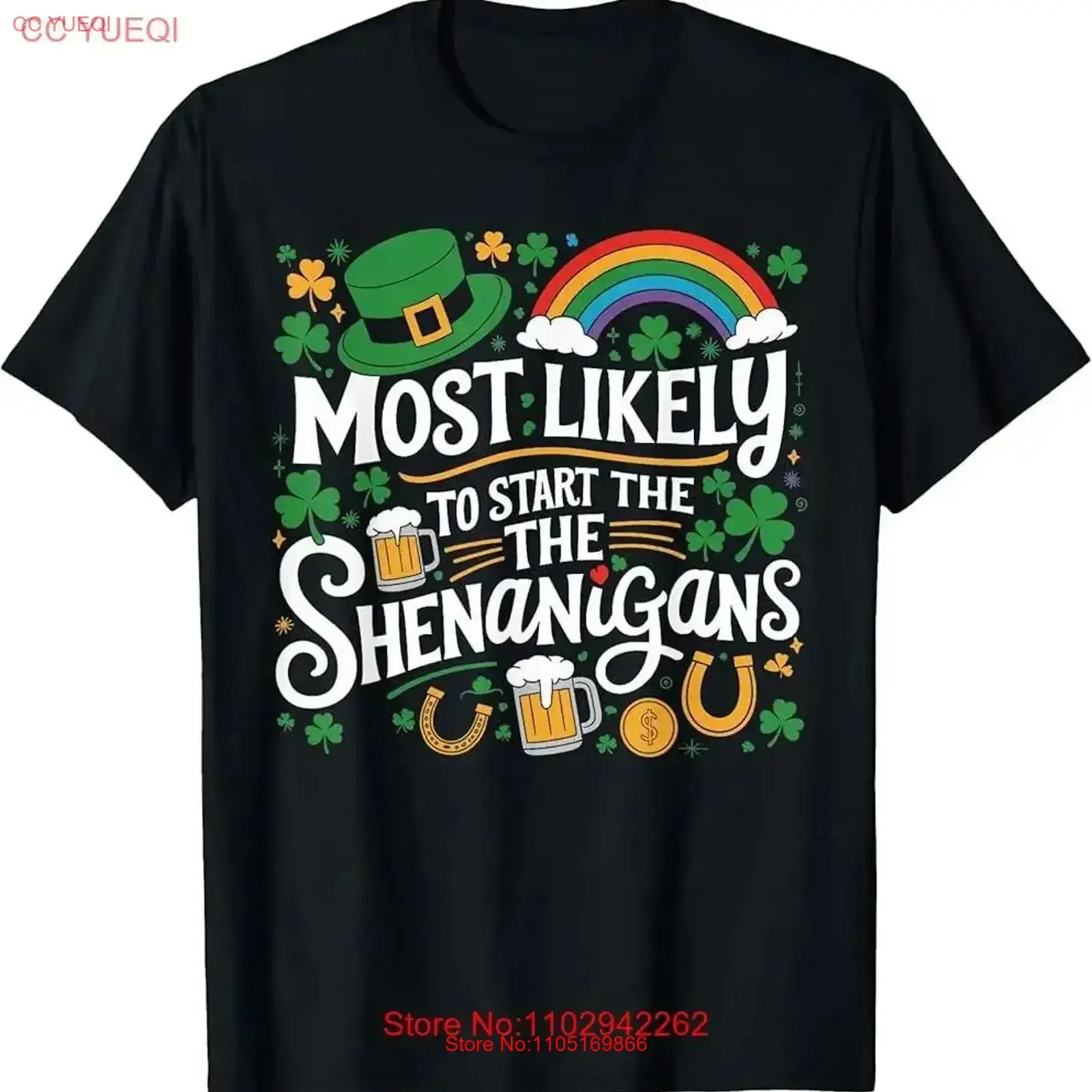 Most Likely To Start The Shenanigan St Patricks Shamrock T Shirt vintage Washed Stylish designer clothes Stretched vintage