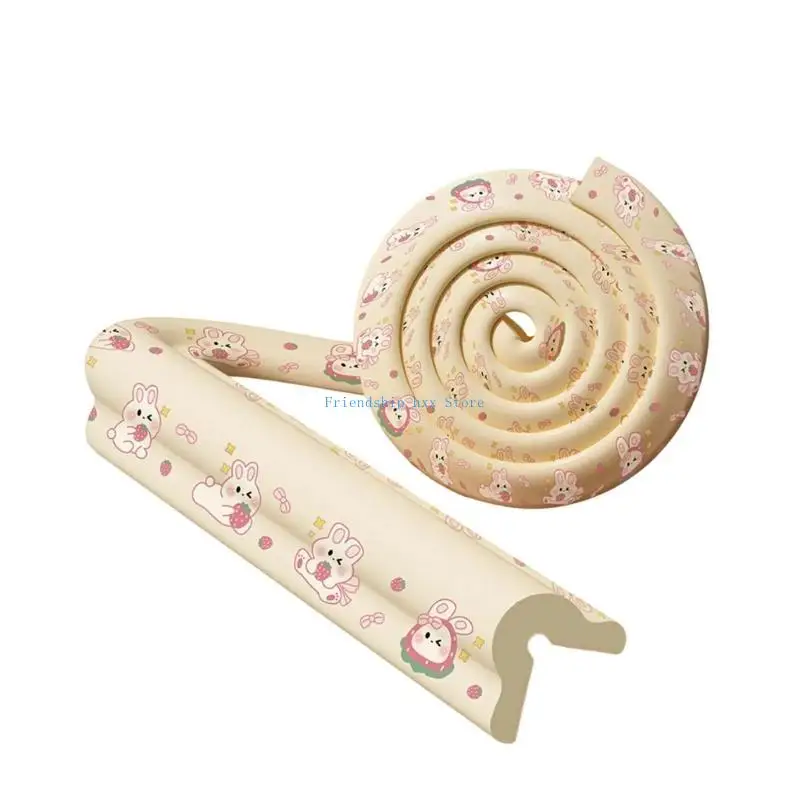 Protector esquinas para bordes a prueba bebés F1CB, almohadilla anticolisión gruesa, longitud Total 6,56 pies para en