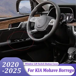 Car Interior Styling Accessories Window Lifter Switch Armrest Panel Trim For KIA Mohave Borrego 2020-2022 2023 2024 2025