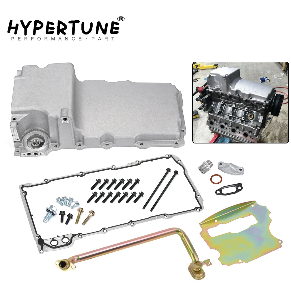 Hypertune - For LS Swap Conversion Oil Pan Retrofit Kit Low Profile LS1 LS2 LS3 LS6 4.8 5.3 6.0L HT-KIT09