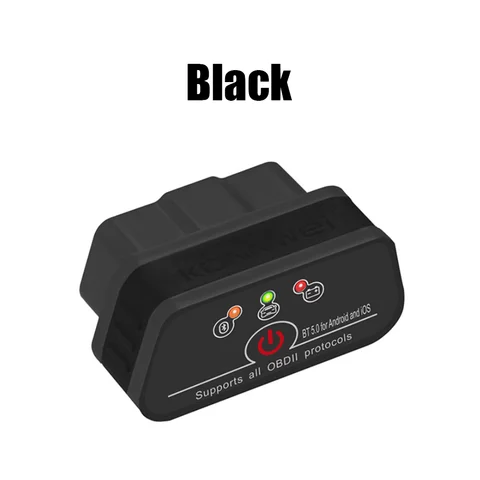Новый адаптер KONNWEI KW901 OBDII ELM327 V1.5 с Bluetooth 4.0/5.0, автомобильный OBD2 сканер для Android/iOS, диагностический инструмент для авто, считыватель кодов.