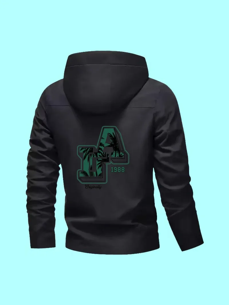 

This casual men's jacket has new classic style, slim-fit, sports prints fits daily shopping, casual outings & comfy home use.