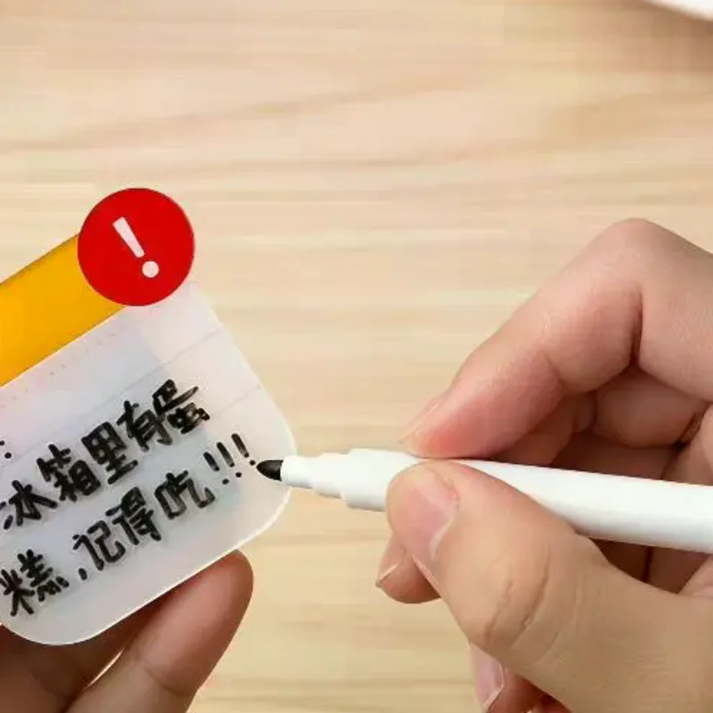 Clear Mini Acrylic Dry Erasable Fridge Message Board Magnet Whiteboard for Birthday Reminder Gift for Family