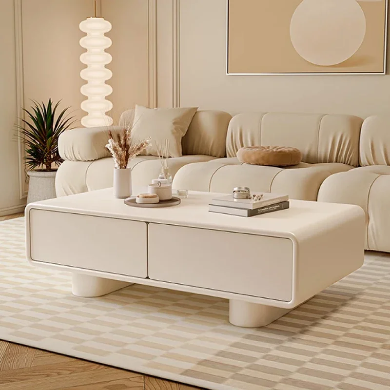 

Sweet Cute Coffee Table Unique Dinner Wood Designer Lamp Books Side Table Drawers Storage Mesa Auxiliar Living Room Furniture