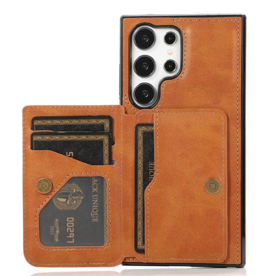 Magnetische Brieftasche Leder Handytasche für Samsung Galaxy S25 A56 A36 A26 A16 06 A55 35 15 25 A54 34 A53 33 A52 A32 22 Note 20 Ultra