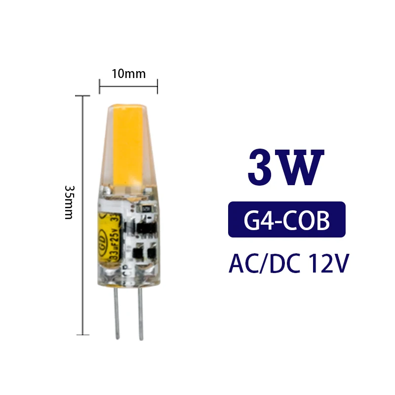 G4 G9 LED COB Lampe 3W 6W Glühbirne E14 AC DC 12V 220V Kerze Lichter Kalt/Warmweiß Ersetzen 30W 60W Halogen für Kronleuchter Scheinwerfer