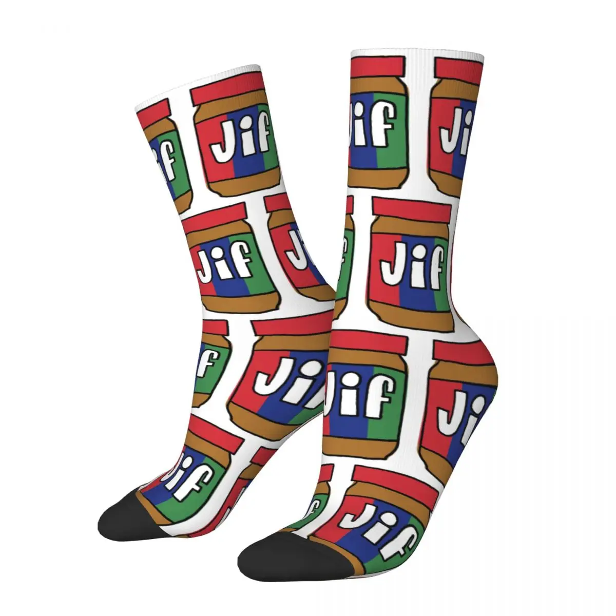 

Peanut Butter Socks Harajuku Sweat Absorbing Stockings All Season Long Socks Accessories for Unisex Birthday Present