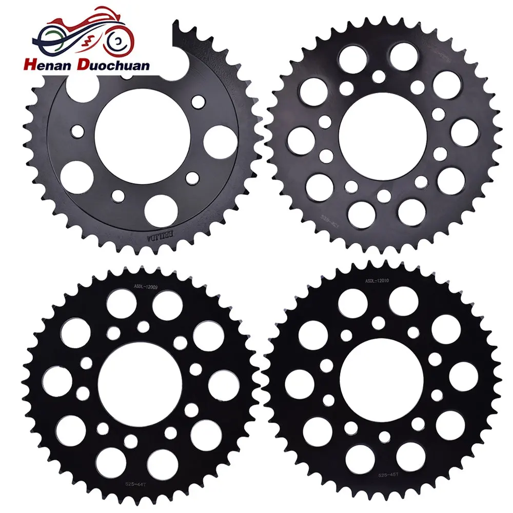 

525 39T 42T 44T 45T Rear Sprocket Gear For Honda VFR400 NC21 VLX400 VLX 600 Shadow VLX VFR 400 NV600 NV 600C Steed 21 NV 600