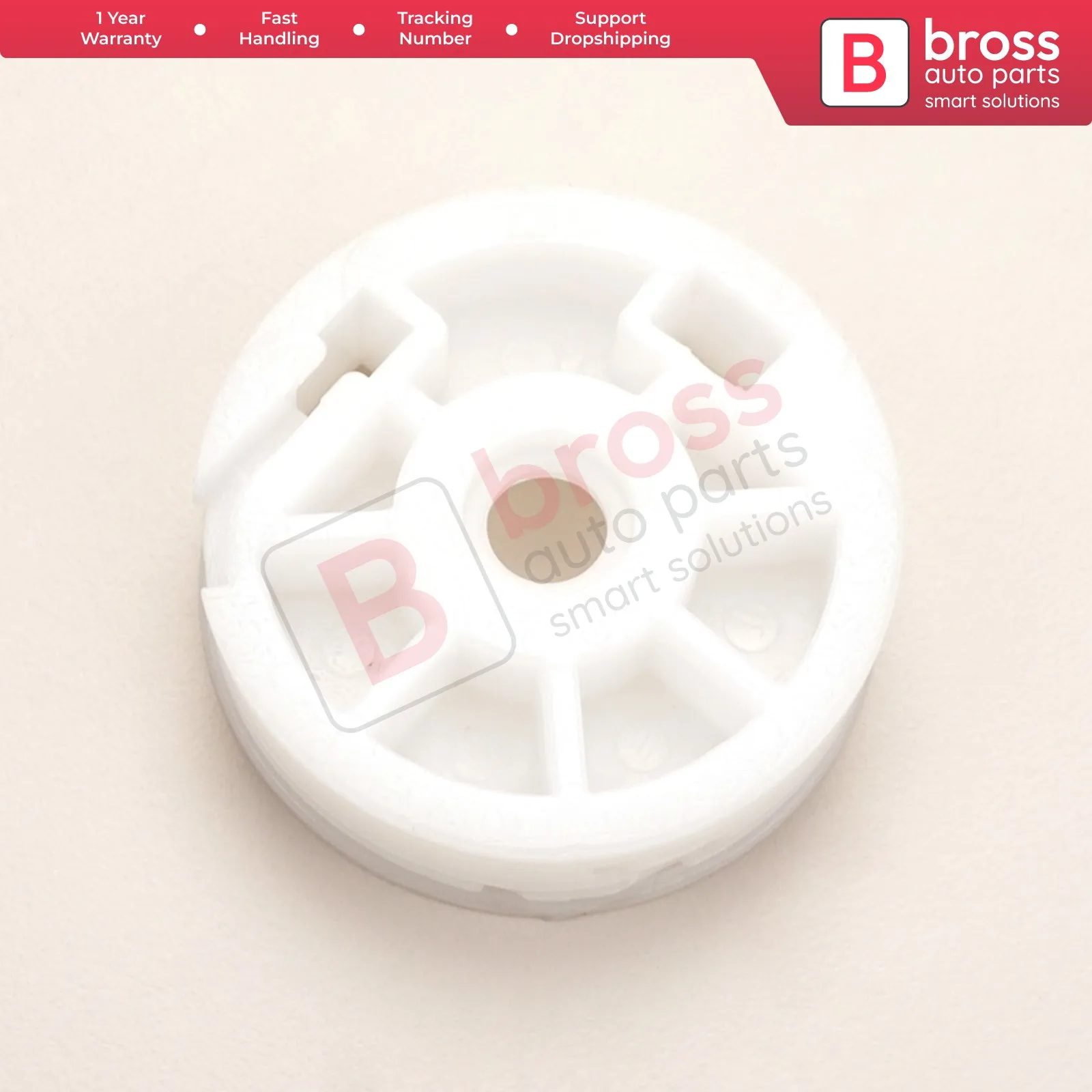 Bross ricambi Auto BWR217 ruota del regolatore della finestra di alimentazione elettrica, porta anteriore destra per Hyundai Accent MK2 2000-2006 spedizione veloce