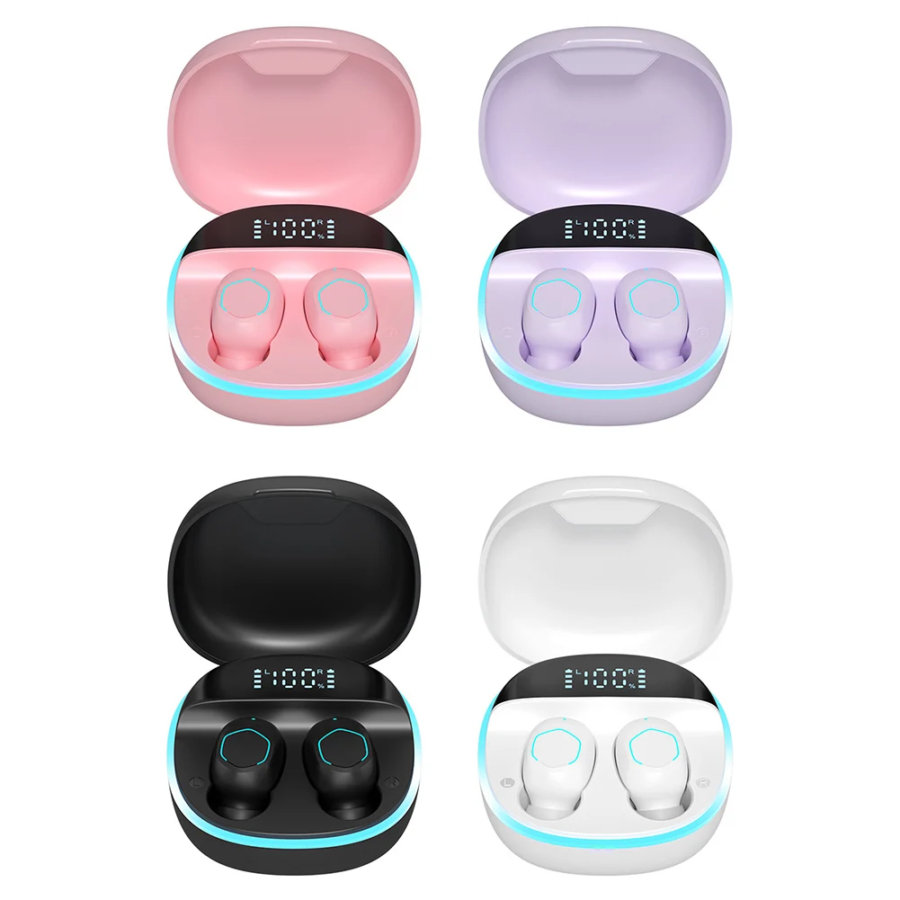 Беспроводные бинауральные наушники-вкладыши M13 TWS с цифровым дисплеем стерео 5,2 стерео музыка водонепроницаемые совместимые наушники