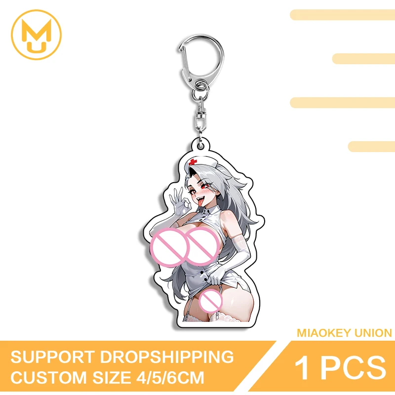 Nurse Loona Anime Figure Enchanting Lively Waterproof Double Sided Acrylic Keyring Adorable Fancy Ingenious Costumes Jewelry