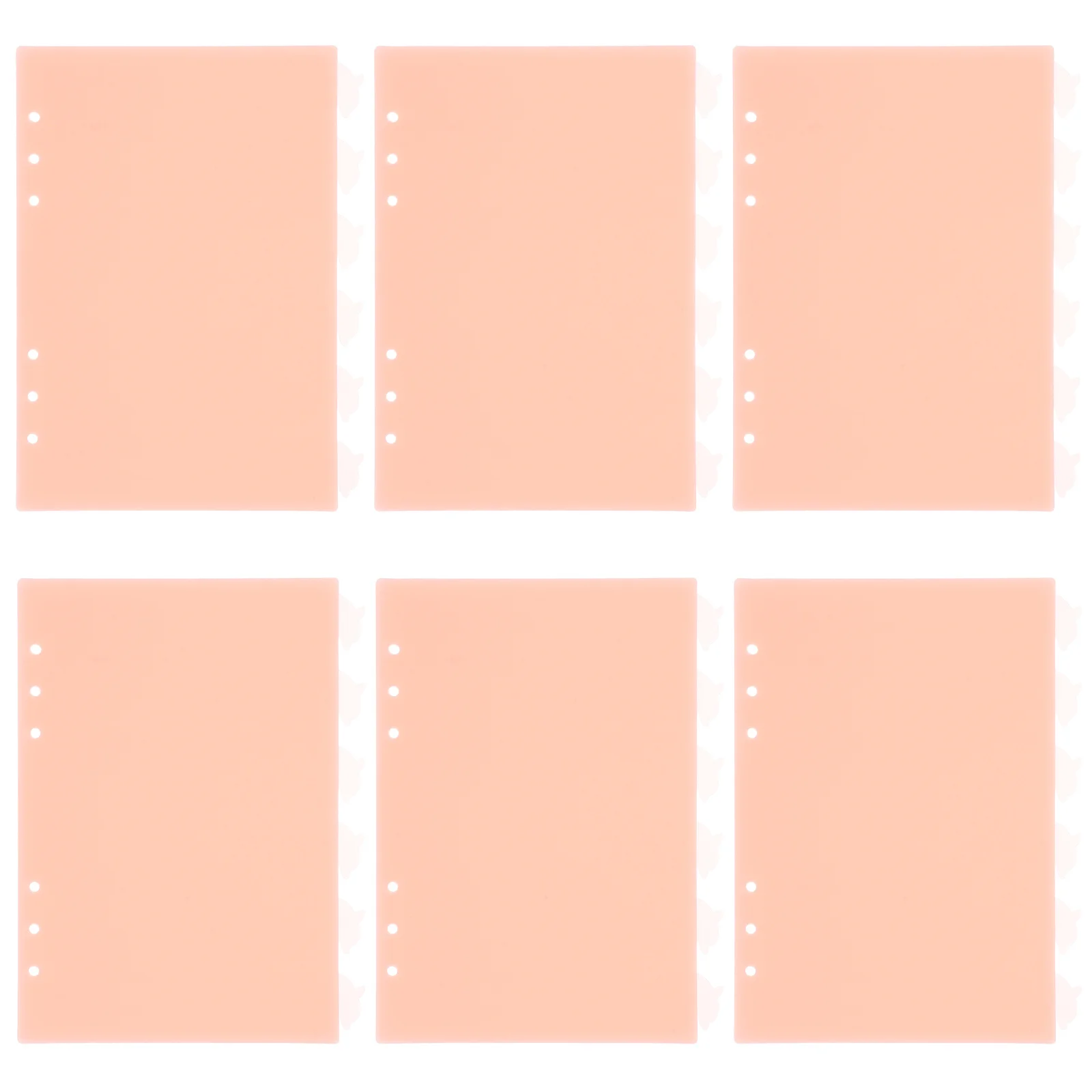 6 قطعة A5 6 ثقوب دولفين علامات التبويب الموثق فواصل لطيف المنظم اكسسوارات لأجهزة الكمبيوتر المحمولة فهرسة تصنيف مادة PP