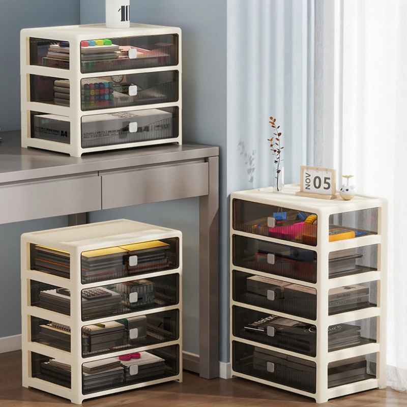 Desktop Organizer Drawer Storage Box Multi Layer Office Desk Organizer A4 File Holder Makeup Storage Box for Home Office