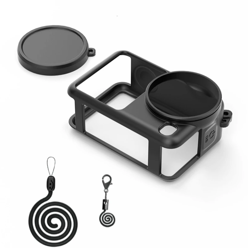 

For DJI Action 6 Protective Case Lens Cover Shockproof Housing Sports Camera Silicone Sleeve