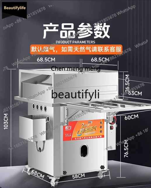 

A56 Steam generator rice flour steamer, anti-dry burning one-click ignition