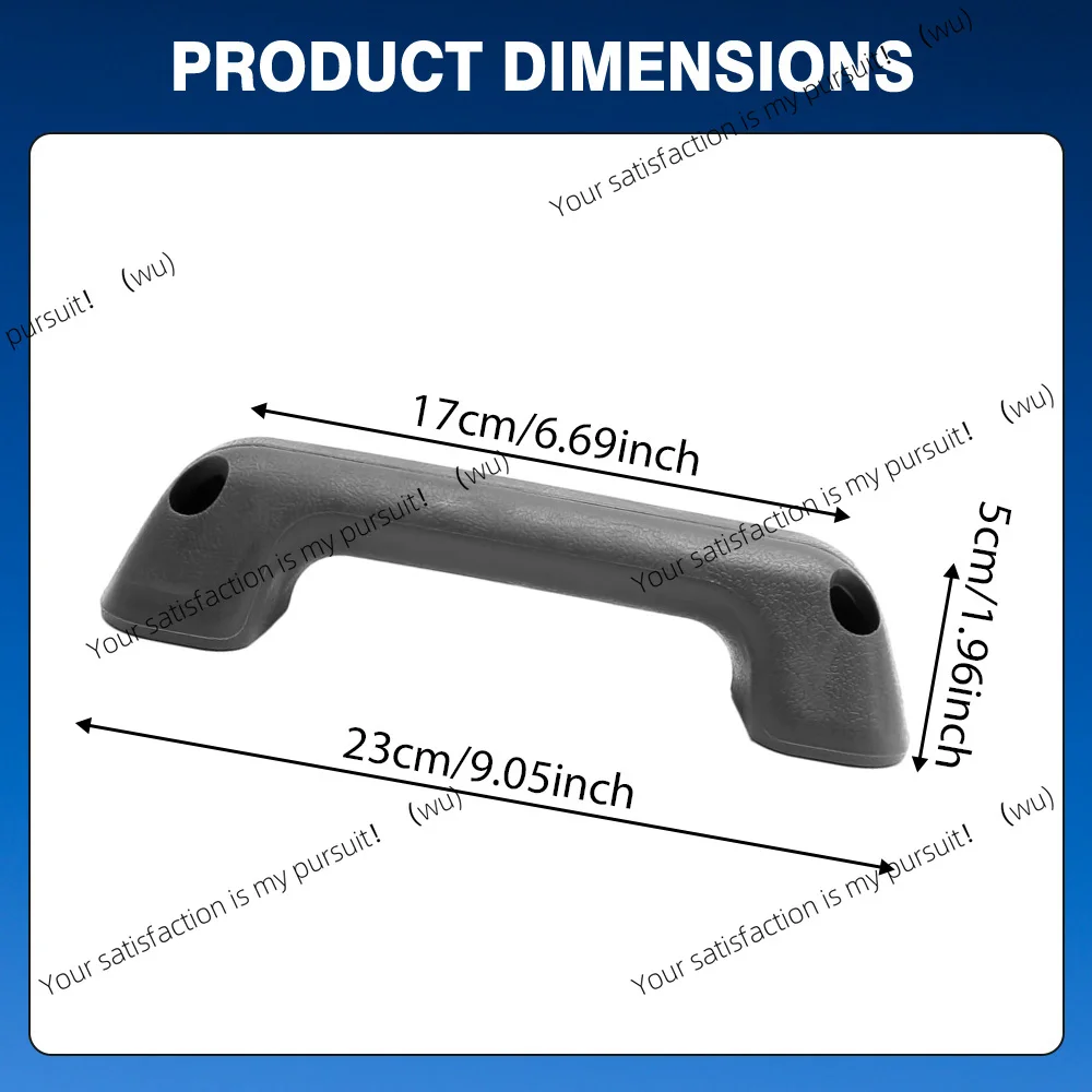 2Pcs Car Interior Armrest Door Pull Handle Gray For Nissan Navara Hardbody D21 D22 1986-1997 Frontier Datsun 720 80940-15G00
