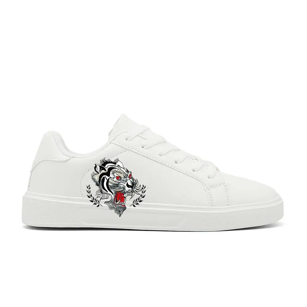 حذاء رياضي شبكي أبيض للجنسين: كاجوال رياضي - خفيف الوزن ومسامي، غير قابل للانزلاق للمشي والقيادة، طلاء جرافيتي أبيض #3