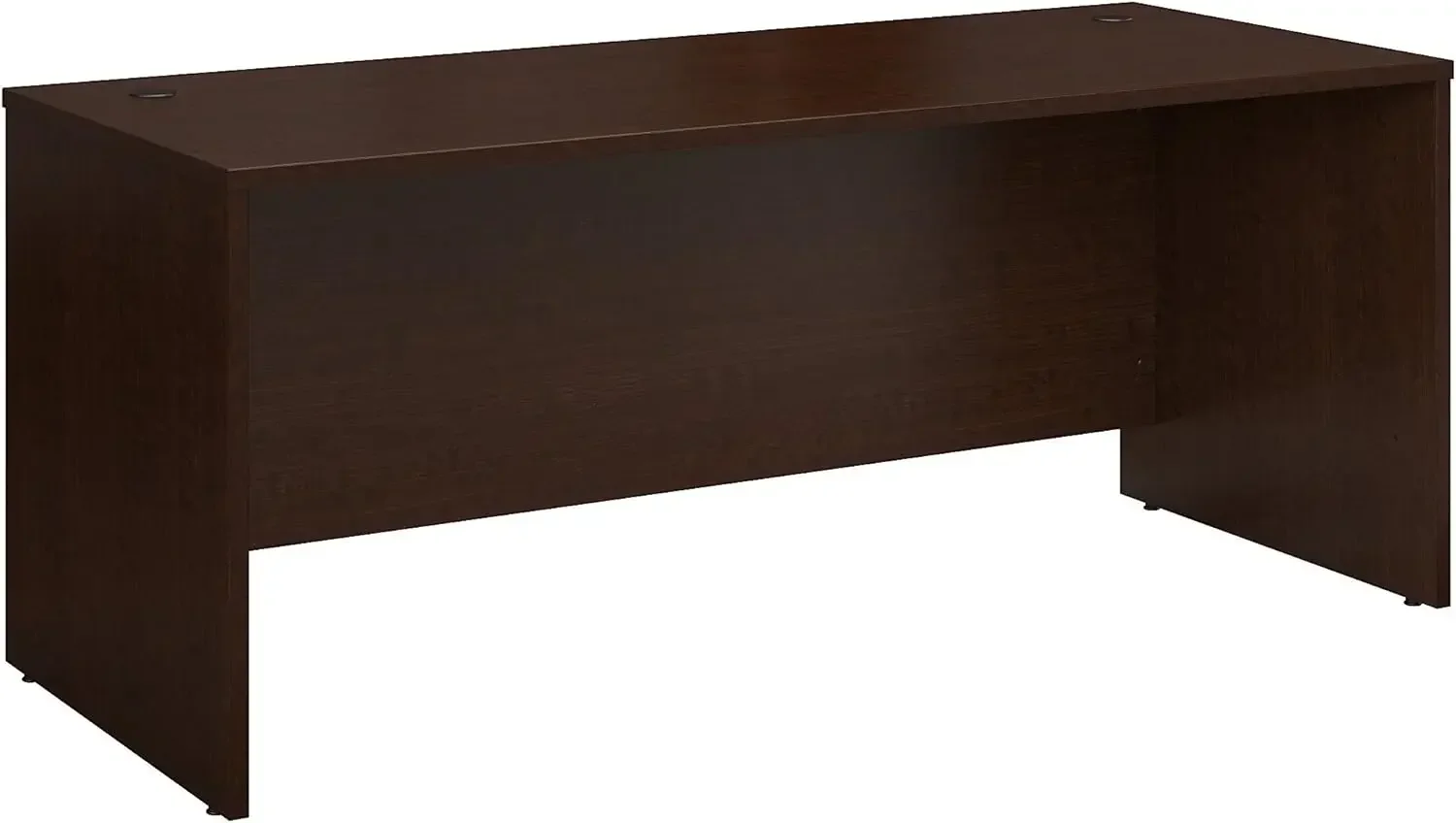 Series C Office Desk, Large Computer Table for Home and Professional Workplace, 72W x 30D, Mocha Cherry