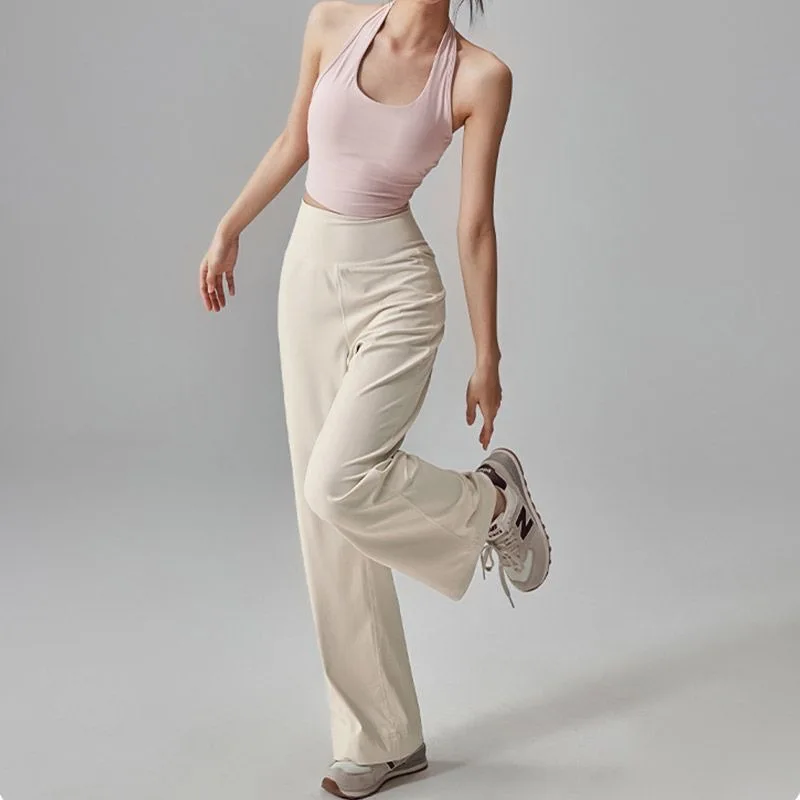 Wide Leg Pants Woman Womens Summer Modal Drawstrings Oversize Resort Femme Lightweight Softshell Quick-Drying Versatile Stretchy