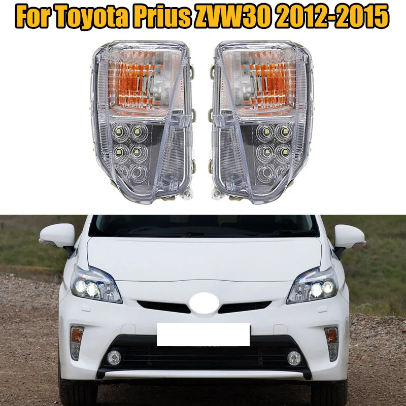 

81521-47040 81511-47040 LED Car Front Bumper DRL Daytime Fog Light Driving Light For Toyota Prius ZVW30 2012-2015