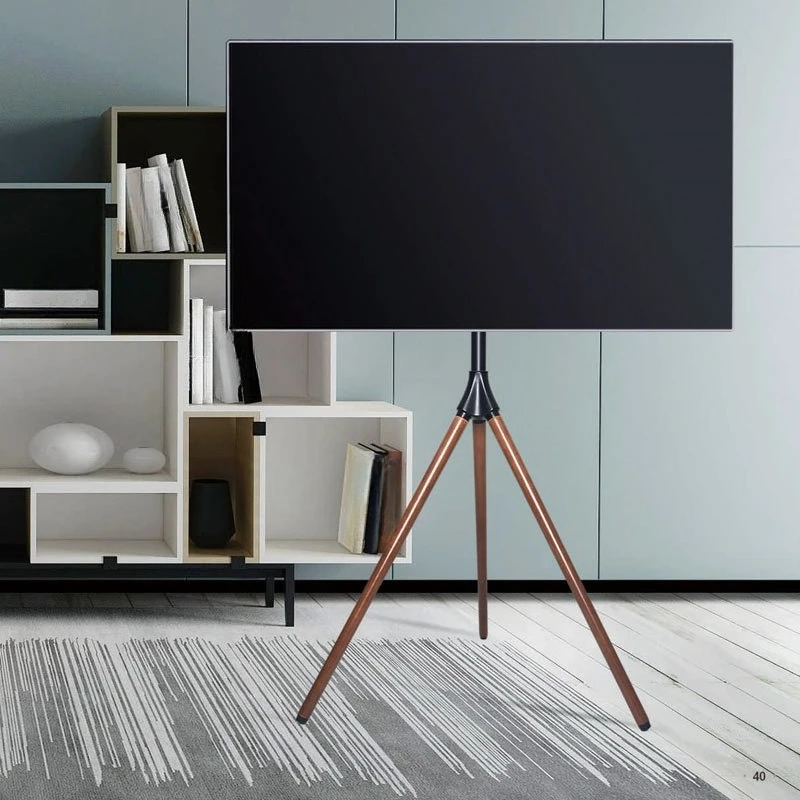 TV bracket Solid wood wind beech floor rack
