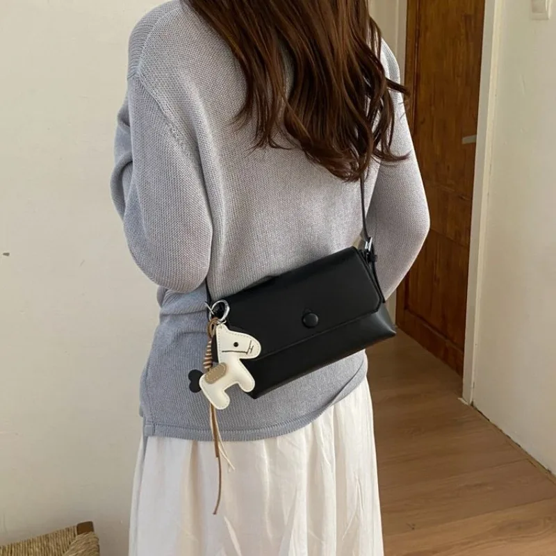 

Casual Simple Women Tote Bag High End Leather Luxury Elegant Trendy Crossbody Messenger Handbag