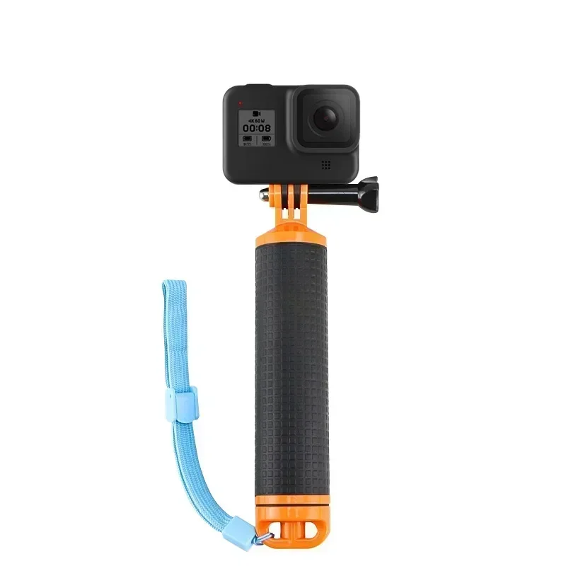 Galleggiante Impugnatura Treppiede Galleggiabilità Asta Palo Bastone Monopiede per Go Pro Hero10 9 8 7 6 5 4 3 per Xiaomi Yi 2 4K 360 Osmo Action Camera