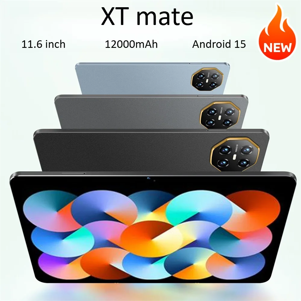

Hot Pad XT Mate Original Tablets 11.6'' HD Screen Android 15 Global Version Tab 5G Dual Sim 12000mAh WIFI Children's Kids Tab PC