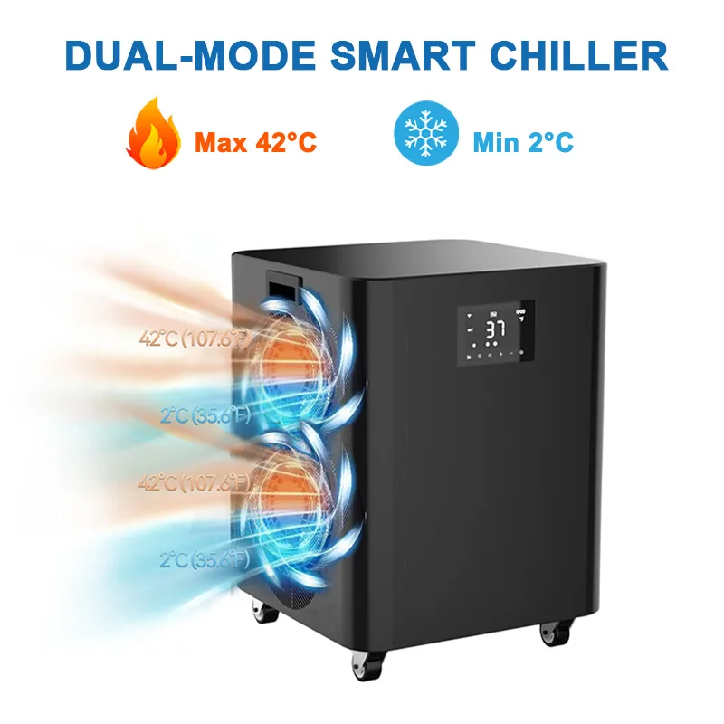CHILLMEND Portable Fitness Recovery Cold Plunge Chiller Heating And Cooling System Water Chiller With Inflatable Ice Bath Tub