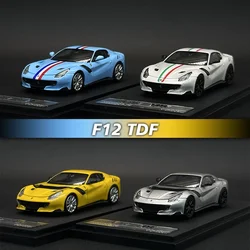 SH Little 1:64 F12 TDF Opened Hood Diecast Diorama Car Model Collection Miniature Toys Stance Hunters