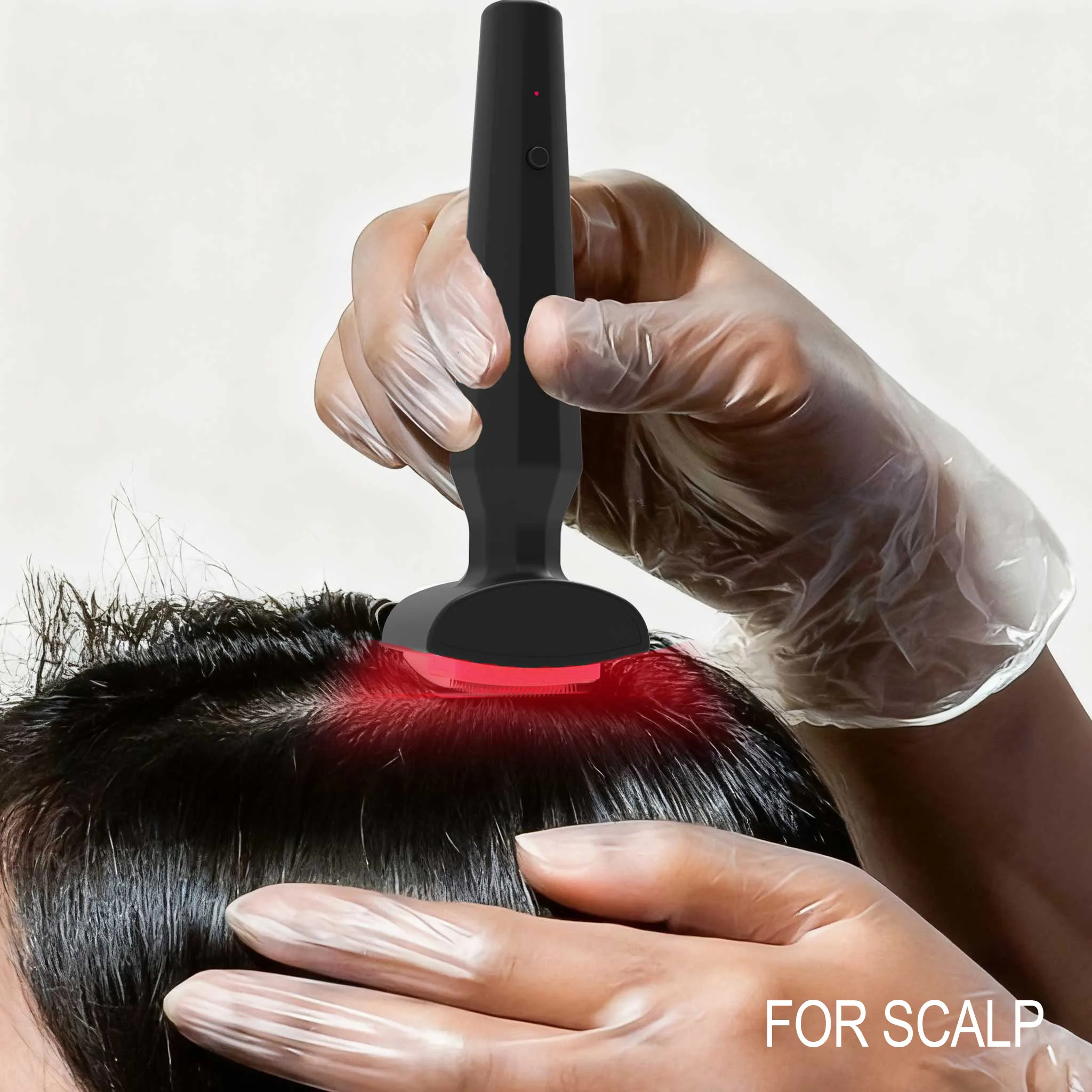 4-In-1 Injection Hair Regeneration System with Electric Red Light and Microcurrent Technology for Scalp Head Massager