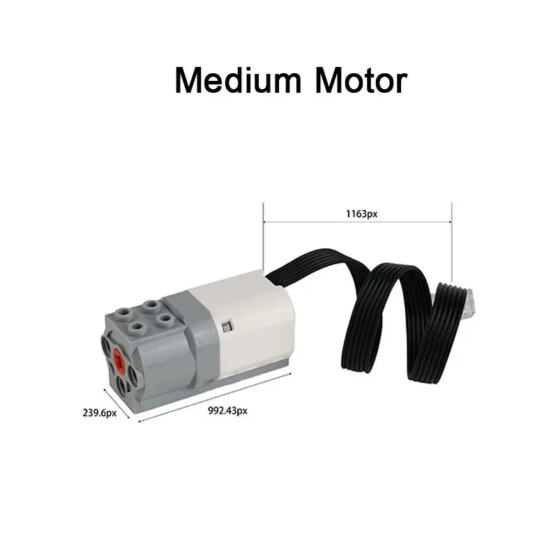 Passend für 45300 WEDO 2.0 Power Function Teile Neigungssensoren 19071 Haupt-Smart-Hub-Motoren Bildungs-Bauklötze Spielzeug – Detail 3