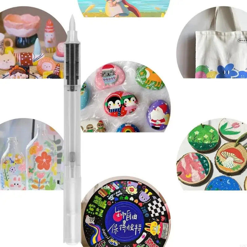 

10 шт., пластиковая трубка для чернил с прозрачным корпусом, многоразовые маркеры, пустая трубка для рисования, инструмент для