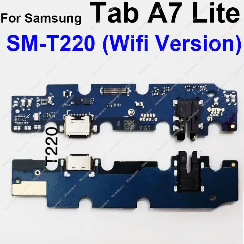 USB Charging Port Board For Samsung Galaxy Tab A7 Lite T220 T225 USB Charger Dock Board Connector Flex Cable WIFI LTE Parts