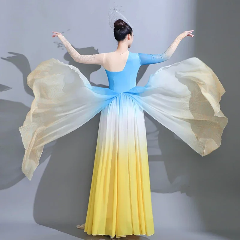 Opening dance, grand dress, performance attire, women's grandeur, modern stage song, accompaniment dance, dress, dance costumes