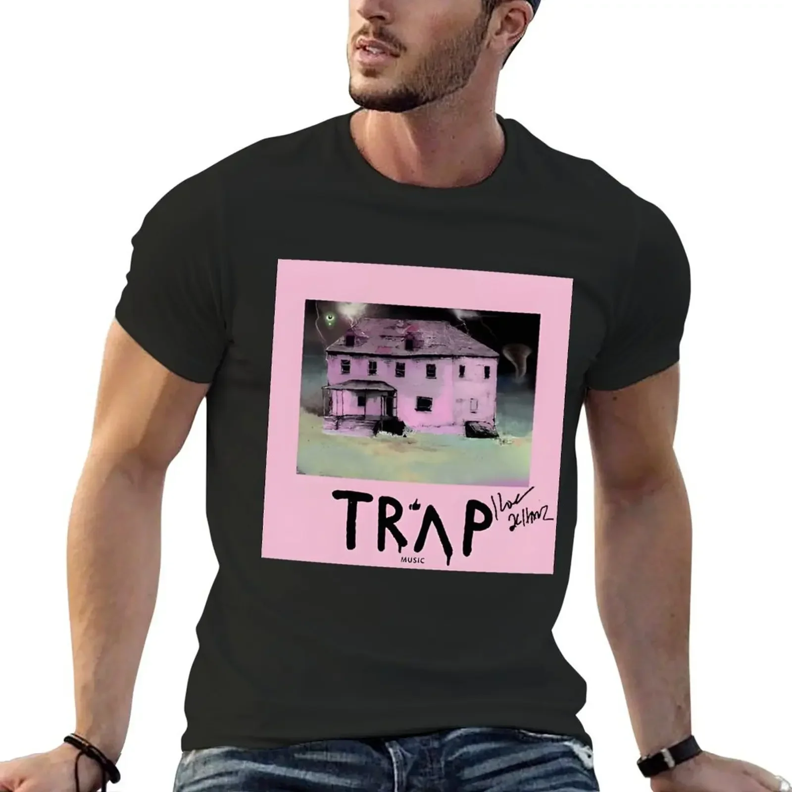 Pretty Girls Like Trap Music album pink House T-Shirt plus sizes customs heavyweights mens champion t shirts