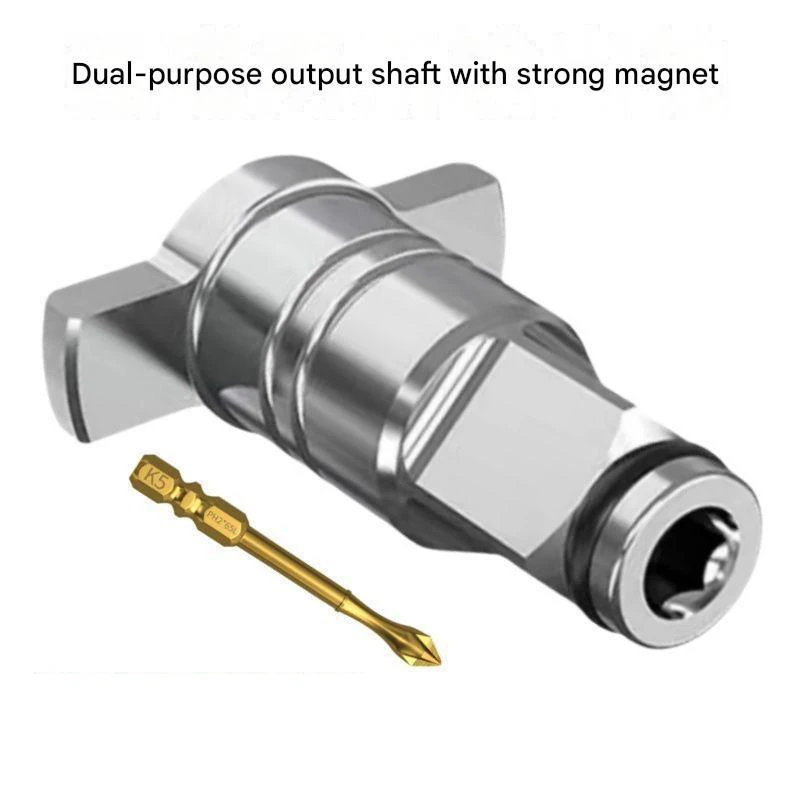 1/2Inch Strong Magnetic Square Head T-shaft Hex Shank Adapter Dual-use Electric Wrench Adapter Drill Bit Socket Multifunctional