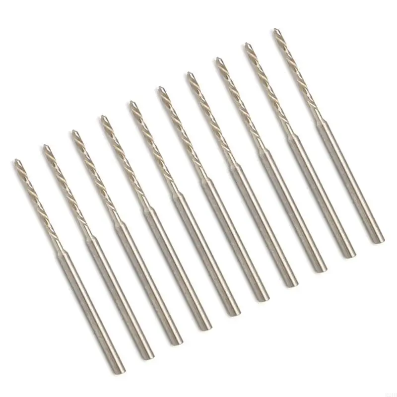 

E21B 10 штук Портативные 2,35 мм хвостовики мини -закручивание, установленные для бурения янтарных бусин и смолы с увеличением