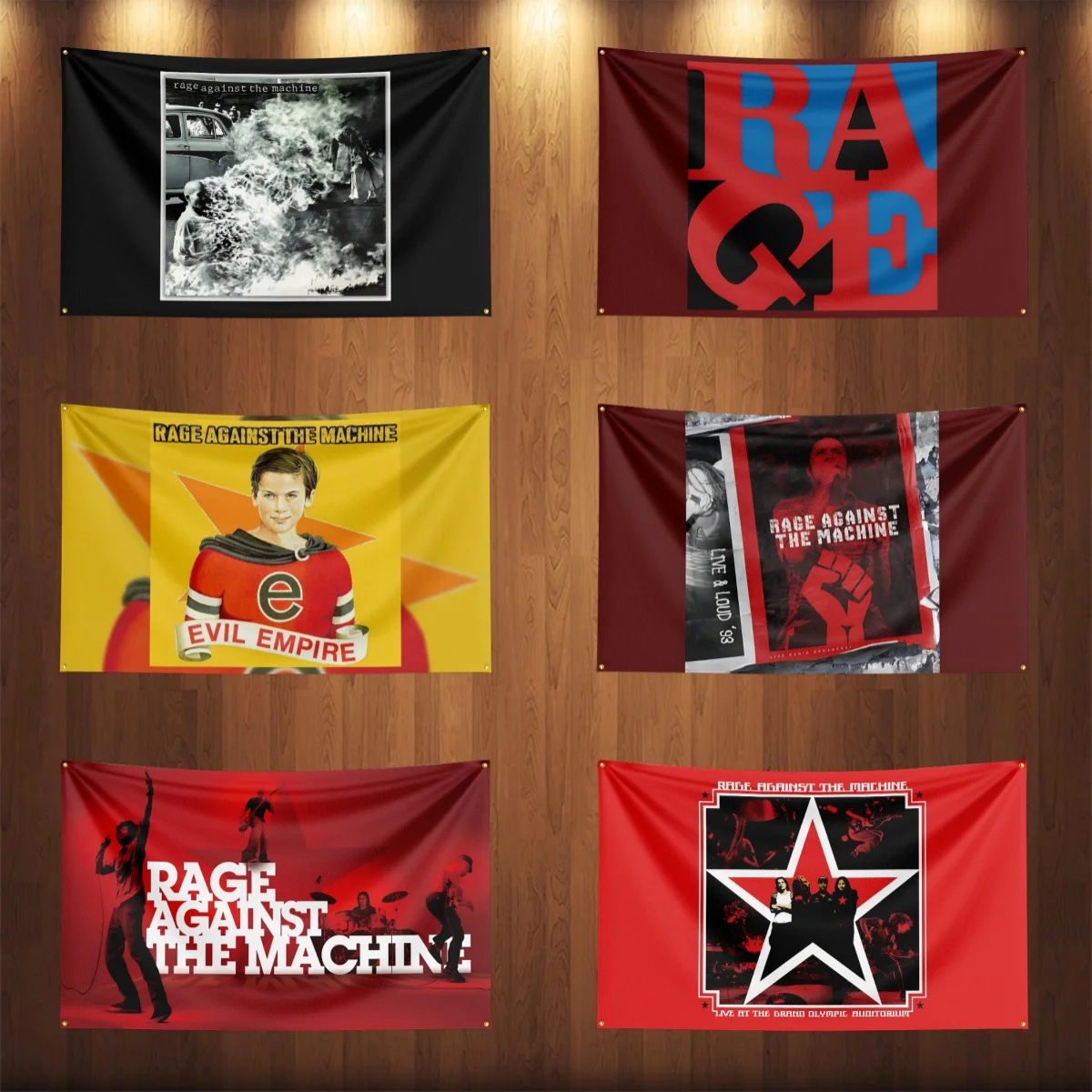 

3x5 Ft Heavy Rock Band R-Rage Against the Machines Flag Polyester Digital Printing Banner for Bedroom Out Door Decoration