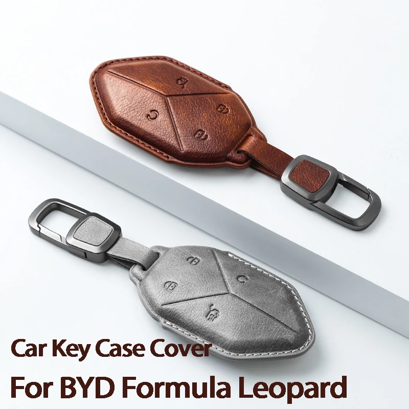

Car Key Case Cover Shell For BYD Equations Leopard 5 Leopard 8 Leopard 3 Key Case Shell Keyring Keychain Accessories