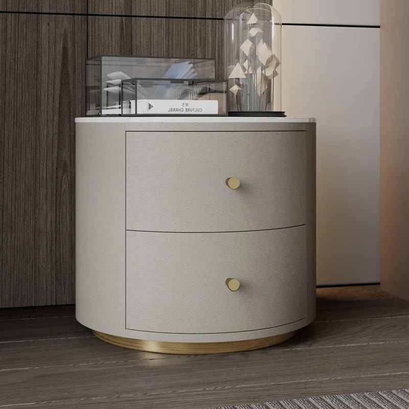 Drawers Nordic Coffee Nightstands Mobile White Modern Luxury Bedside Tables Cheap Low Mesillas De Noches Home Furniture ZY50CT