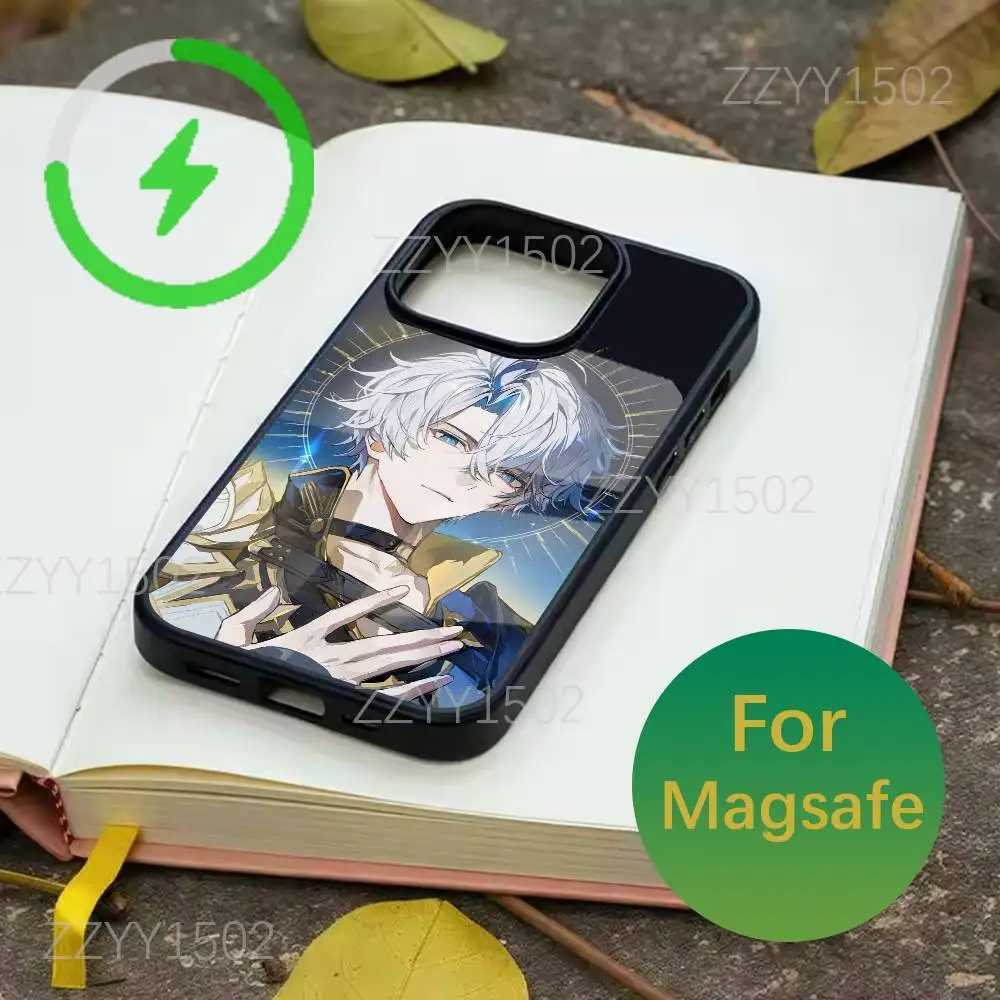 H-Honkai Star Rail Phainon Handyhülle für iPhone 17,16,15,14,13,12,11,Pro,Max,Plus,Mini,SE4,E Magsafe Wireless Charging