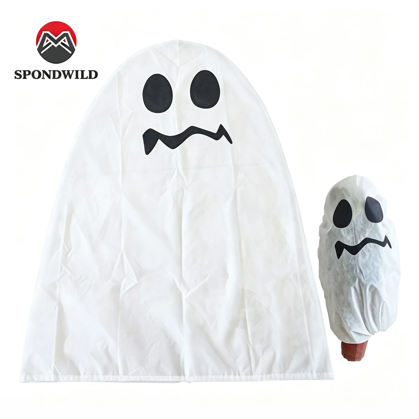 Non-woven Fabric Plant Frost Covers 110 x 90cm with Zipper and Drawstring for Winter Protection Suitable for Outdoor Plants