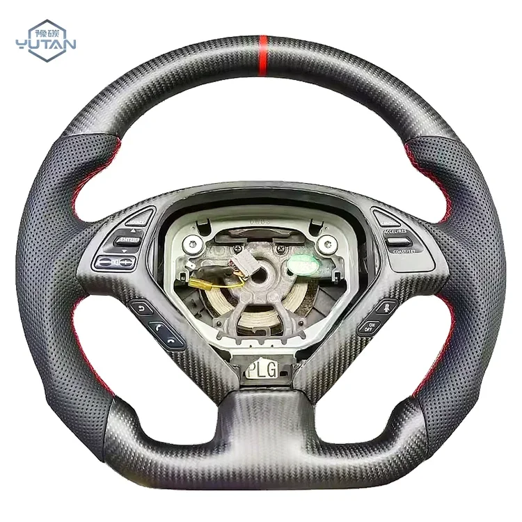 YTcarbon Premium Custom Steering Wheel Carbon Fiber Steering Wheel For G37 Sedan Cadillac Srx 2004 - 2009