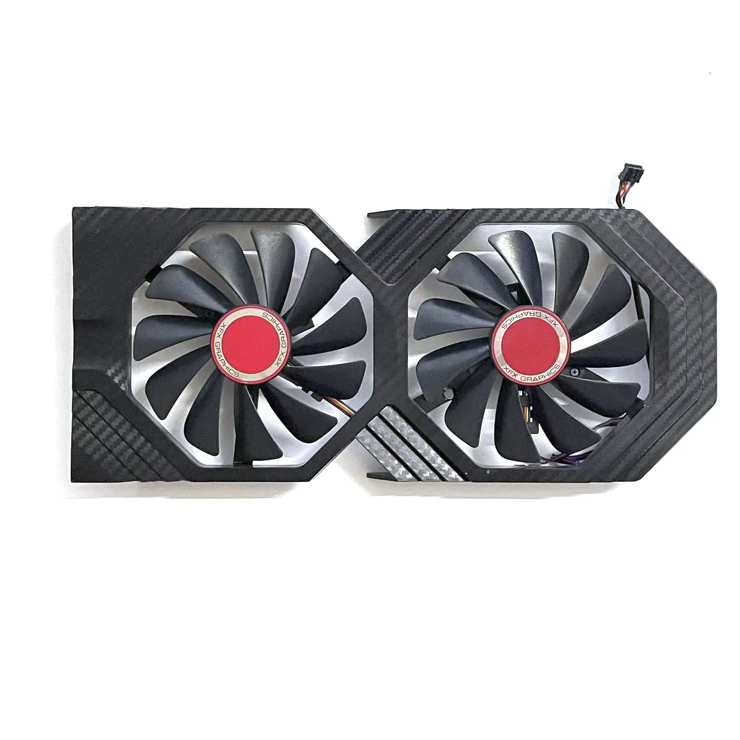 Nowy wentylator chłodzący do karty graficznej XFX RX 590/580/570, wentylator GPU XFX RX590 4PIN 95MM FDC10U12S9-C CF1010U12S — zdjęcie produktu 4