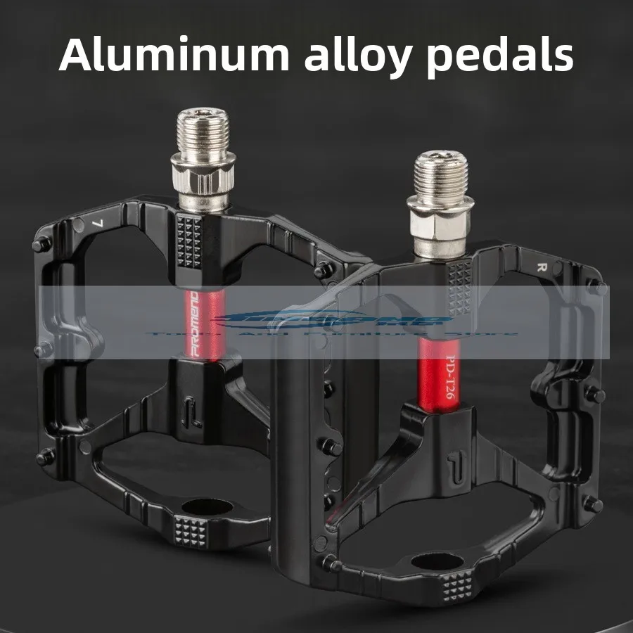 

PROMEND Bicycle Pedal Aluminum Alloy Pedal T26 Sleeve Double DU Wide Extended Mountain Bike