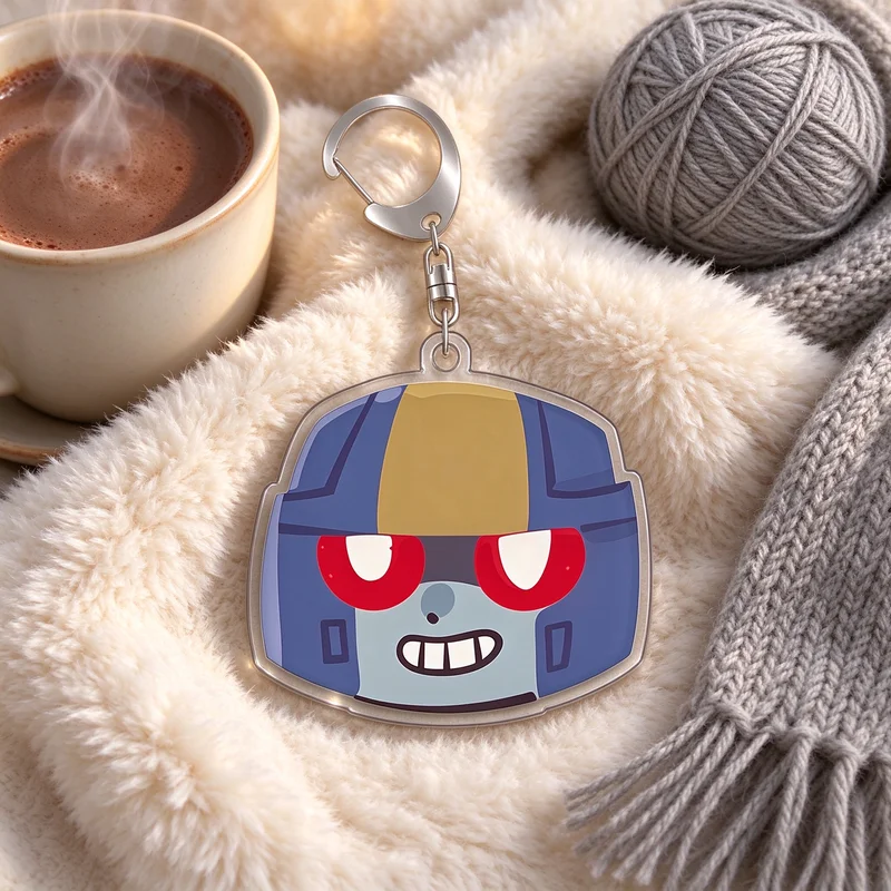 Keychain for Gundam Deathscythe Hell Zekrom Backpack Pendant Anime Game Fans Gift Recycled Acrylic Decoration Rare Card Toy 5cm view 6