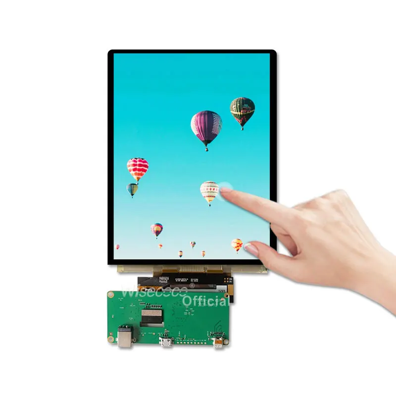 Imagem -06 - Wisecoco Display Oled Flexível 7.8 Polegada Curvo Amoled Bendable 1440x1920 Capacitivo Touch Screen Painel Ips