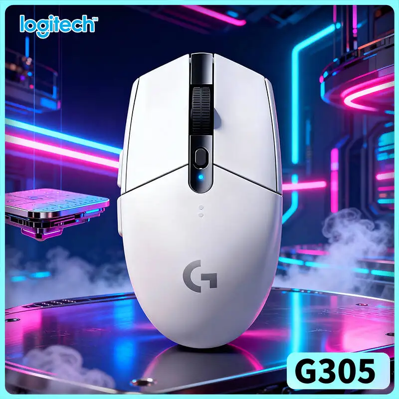 Logitech G305 LIGHTSPEED Wireless Gaming Mouse 12K DPI 6 Programmable Buttons for Gaming CS LOL Gamer